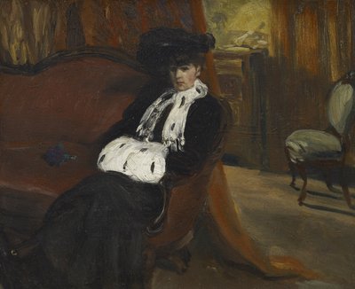 アーミンマフ、1903年頃 作： William James Glackens